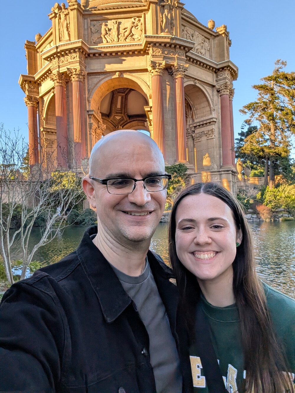 Early date at Palace of Fine Arts
