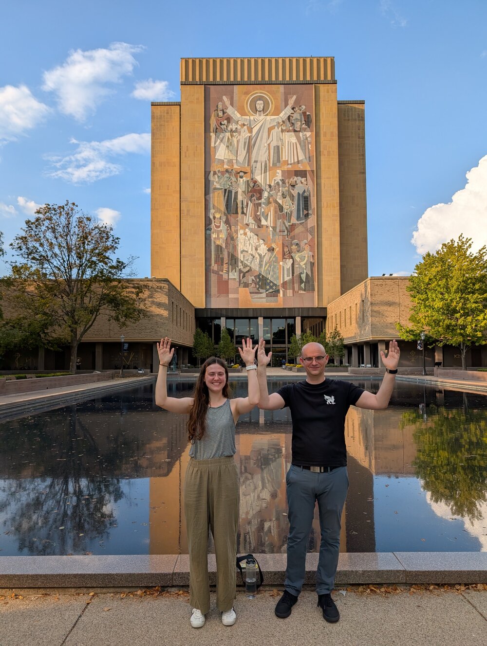Peter's first visit to Notre Dame